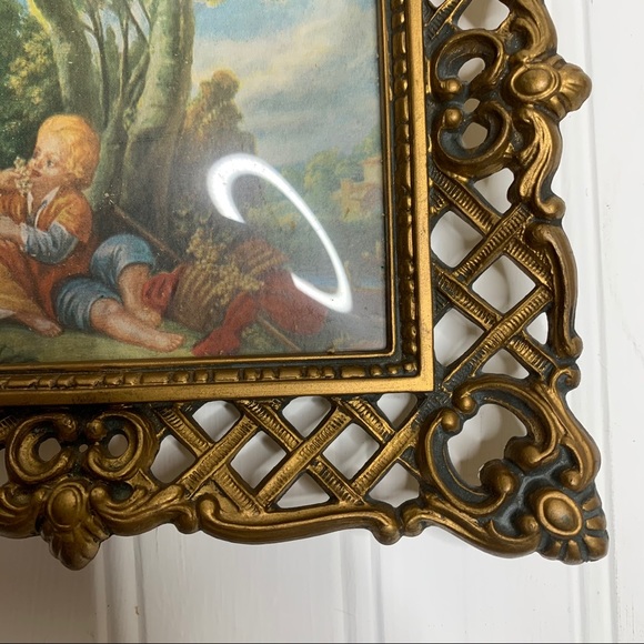 Vintage A Cameo Creation Framed Square Photo - Picture 7 of 12